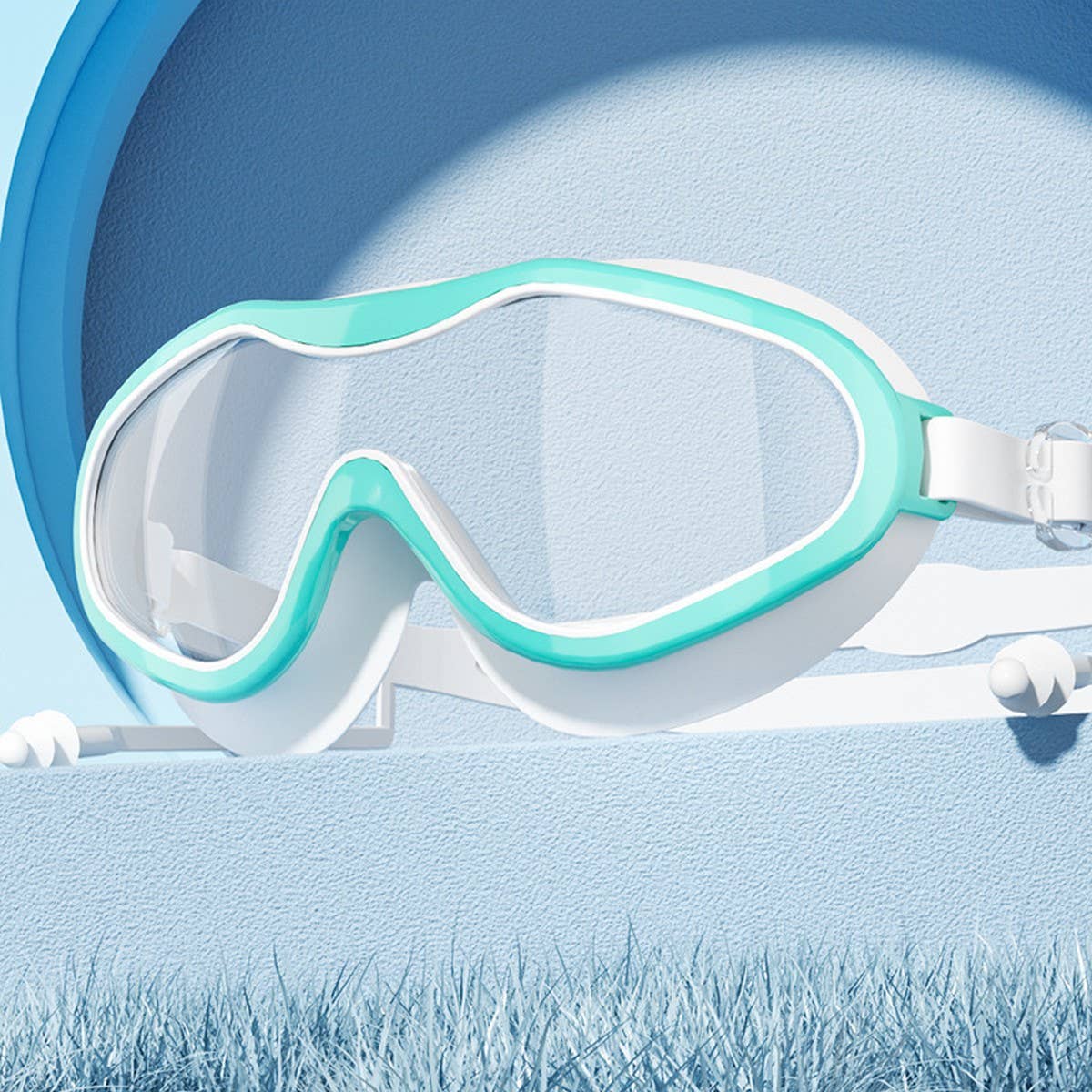 ADULT HD ANTI FOG SWIM GOGGLES LARGE FRAME_CWMM6628