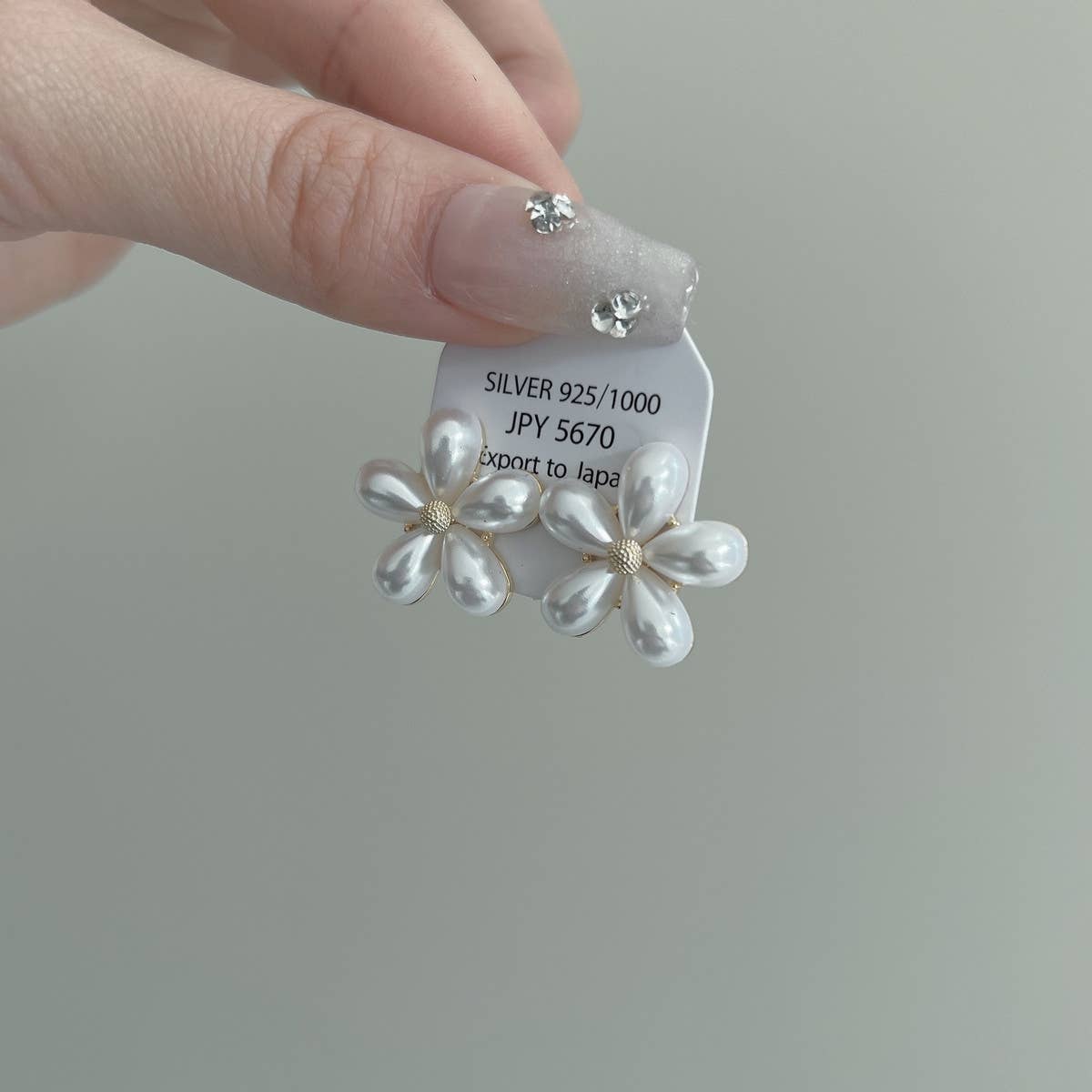 FRESH PEARL PEACH BLOSSOM EARRINGS_CWAJE2031