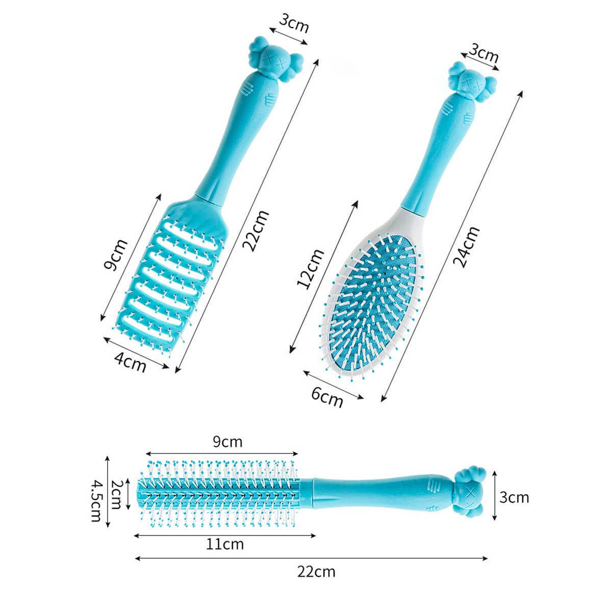MASSAGING ROLLER COMB FOR LONG HAIR CURLY HAIR_CWMM0935