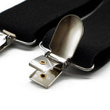 3 5CM BLACK SOLID COLOR SUSPENDER CLIP_CWMM1102