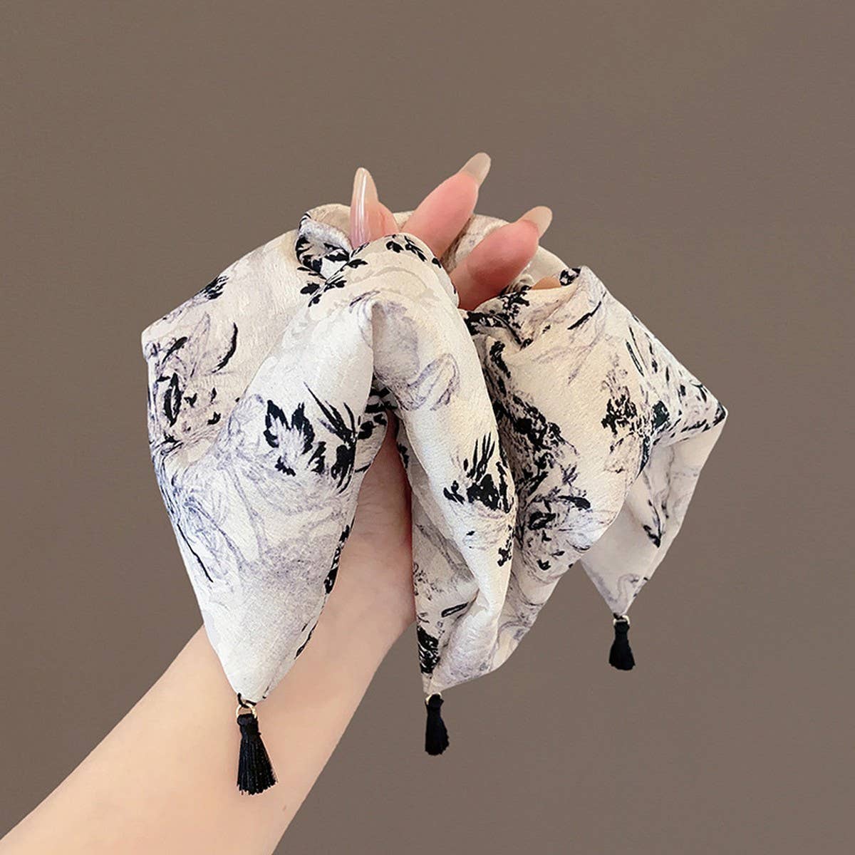 TEMPERAMENT INK PRINT HAIR ROPE HEADBAND HEADDRESS_CWAHA3709