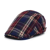 ADJUSTABLE CASUAL PLAID BERET_CWAB2924