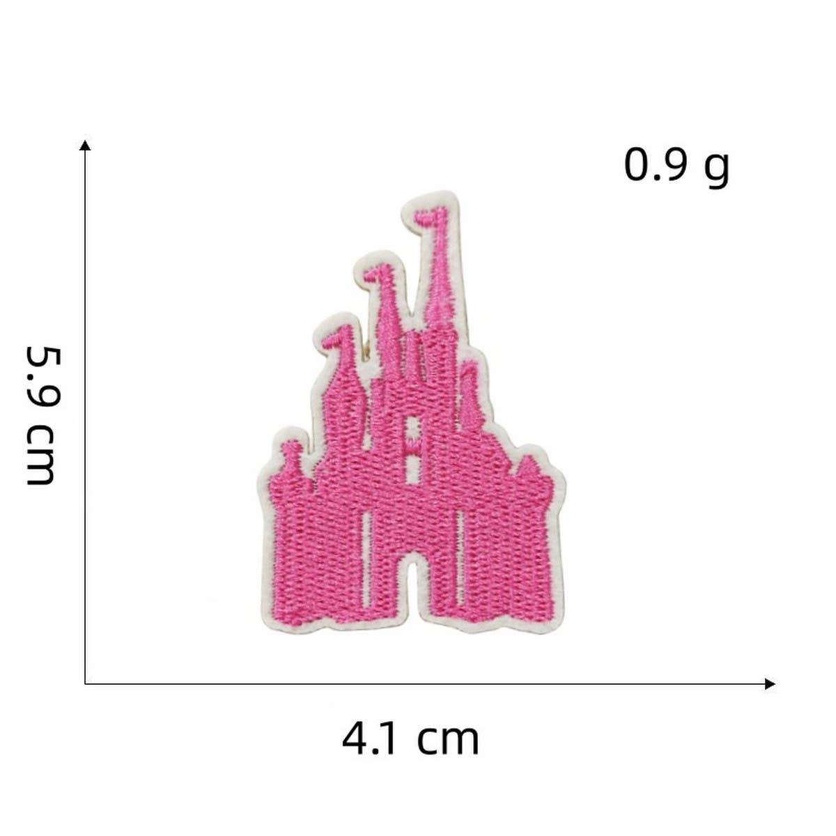 NEW PINK CARTOON EMBROIDERED CLOTH PATCH_CWMM4021