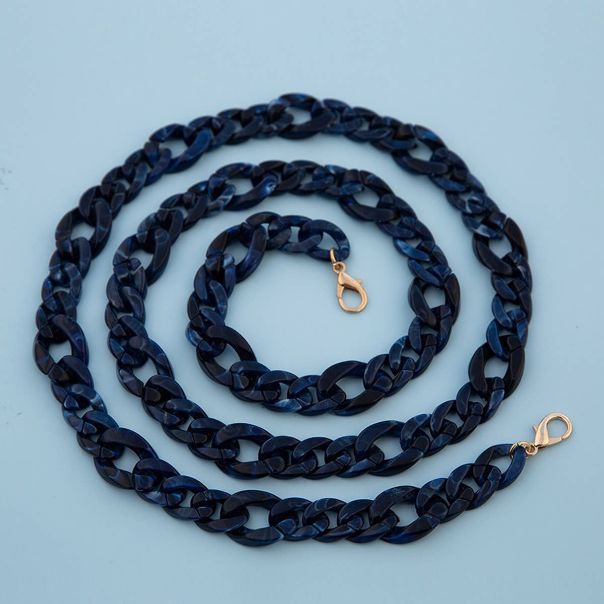 47IN ACRYLIC CROSSBODY CHAIN PHONE BAG STRAP_CWMM5102