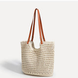 NEW LARGE WOVEN BEACH TOTE BAG FOR SUMMER_CWAB5121