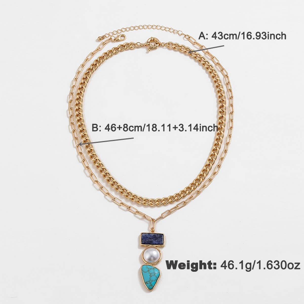 NEW FASHION STACKING NECKLACE SET FOR WOMEN_CWAJE2912