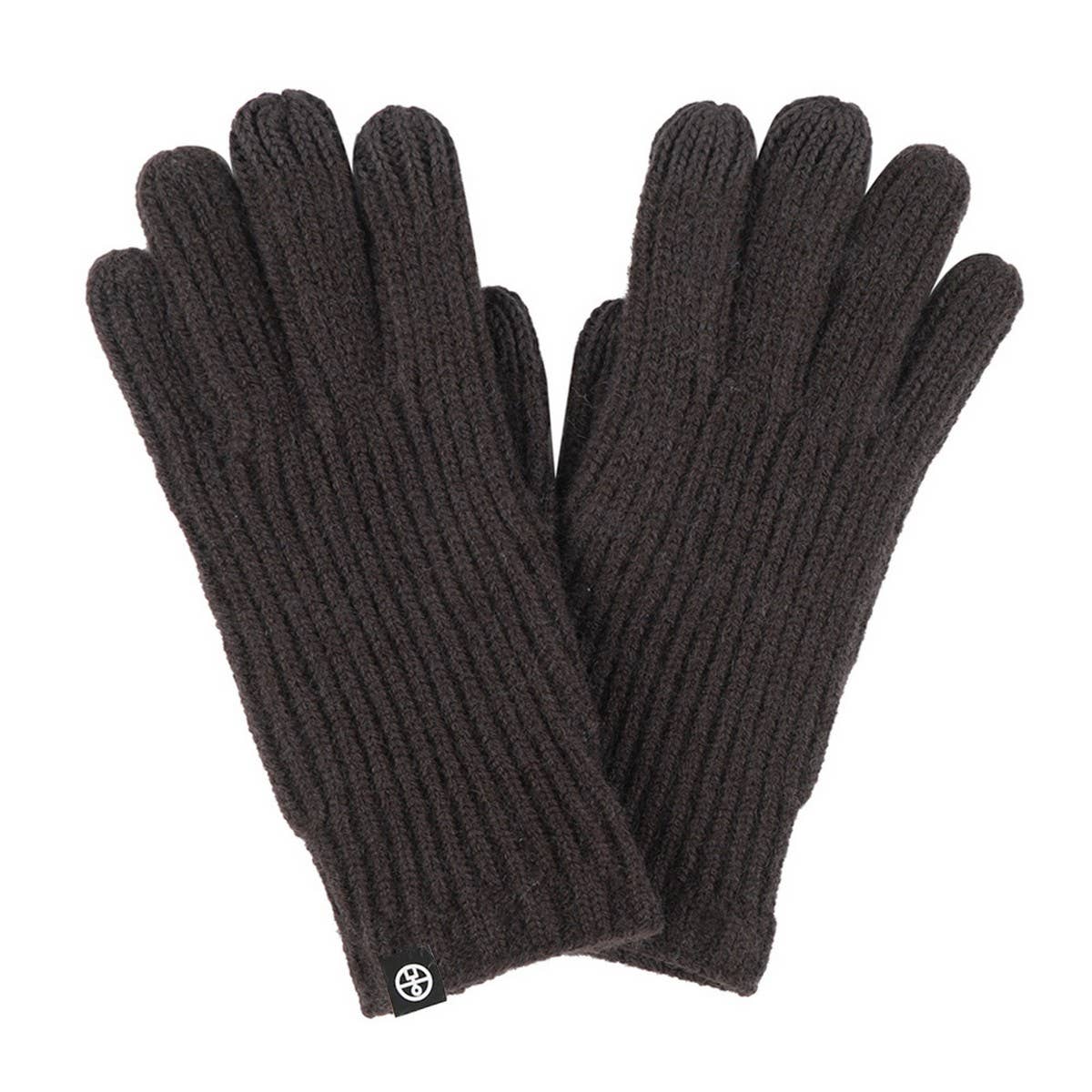SOLID COLOR VERTICAL STRIPED TOUCH SCREEN GLOVES_CWAG0386