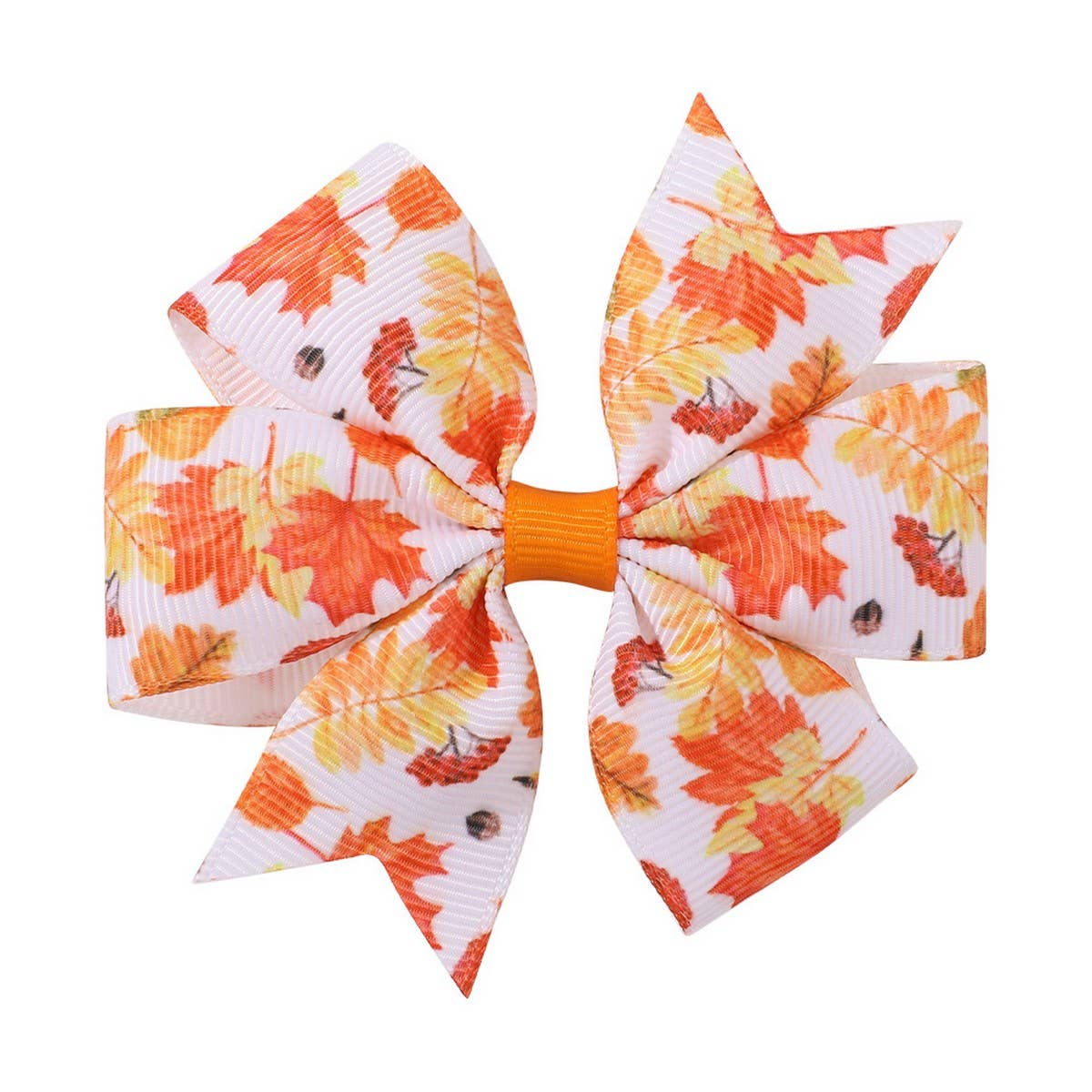 THANKSGIVING TURKEY PUMPKIN TAIL HAIR CLIP_CWAHA6681