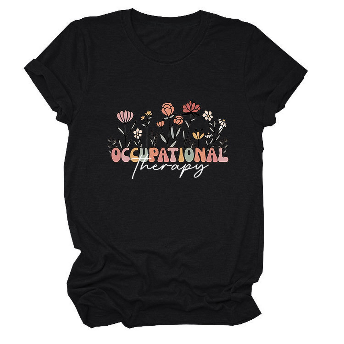 CASUAL CREW NECK TEE OCCUPATIONAL THERAPY THEME_CWTTS1531