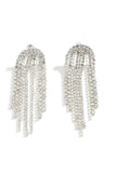 NICHE SIMPLE TASSEL MICRO SET RHINESTONE EARRINGS_CWAJE0016