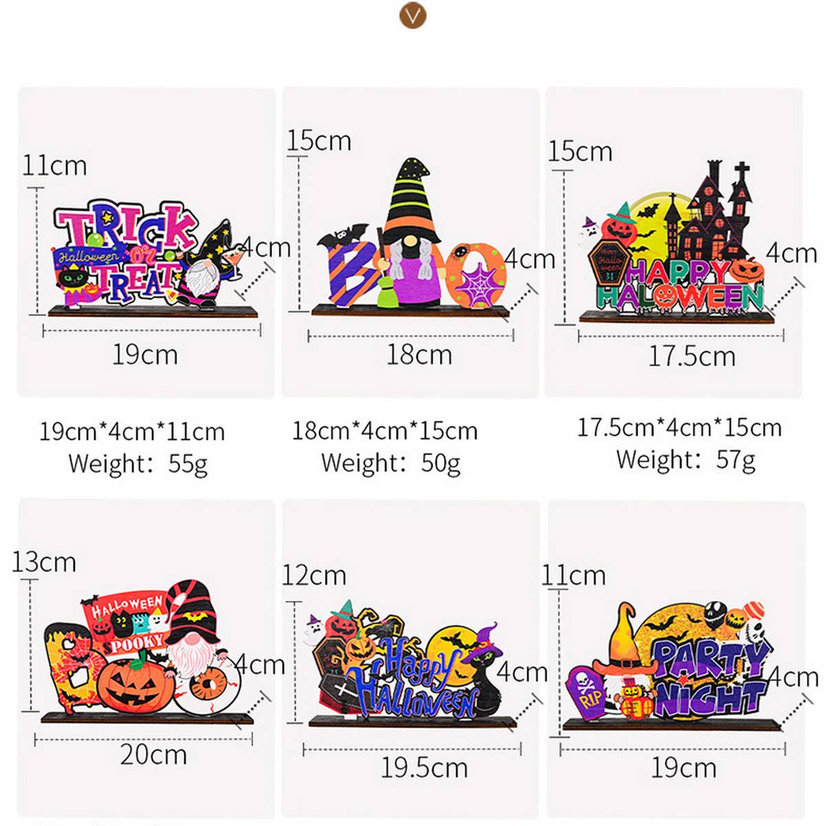 HALLOWEEN WOODEN DECORATIONS FOR HOME_CWMM1770