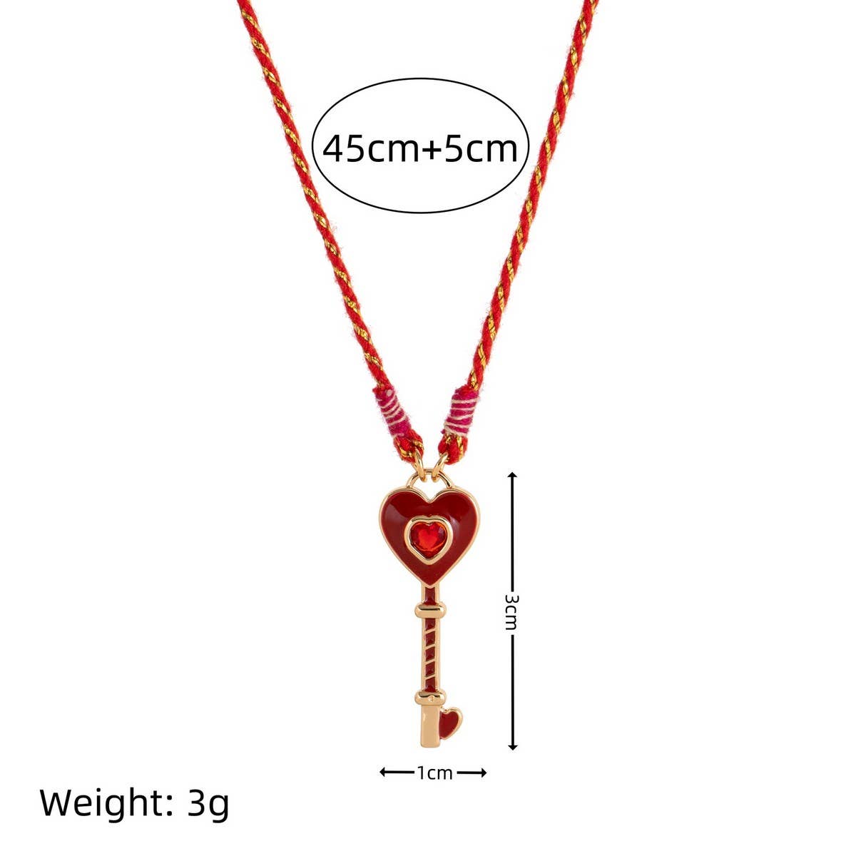 COLORFUL DOPAMINE LOVE LIPS PENDANT NECKLACE_CWMM5300