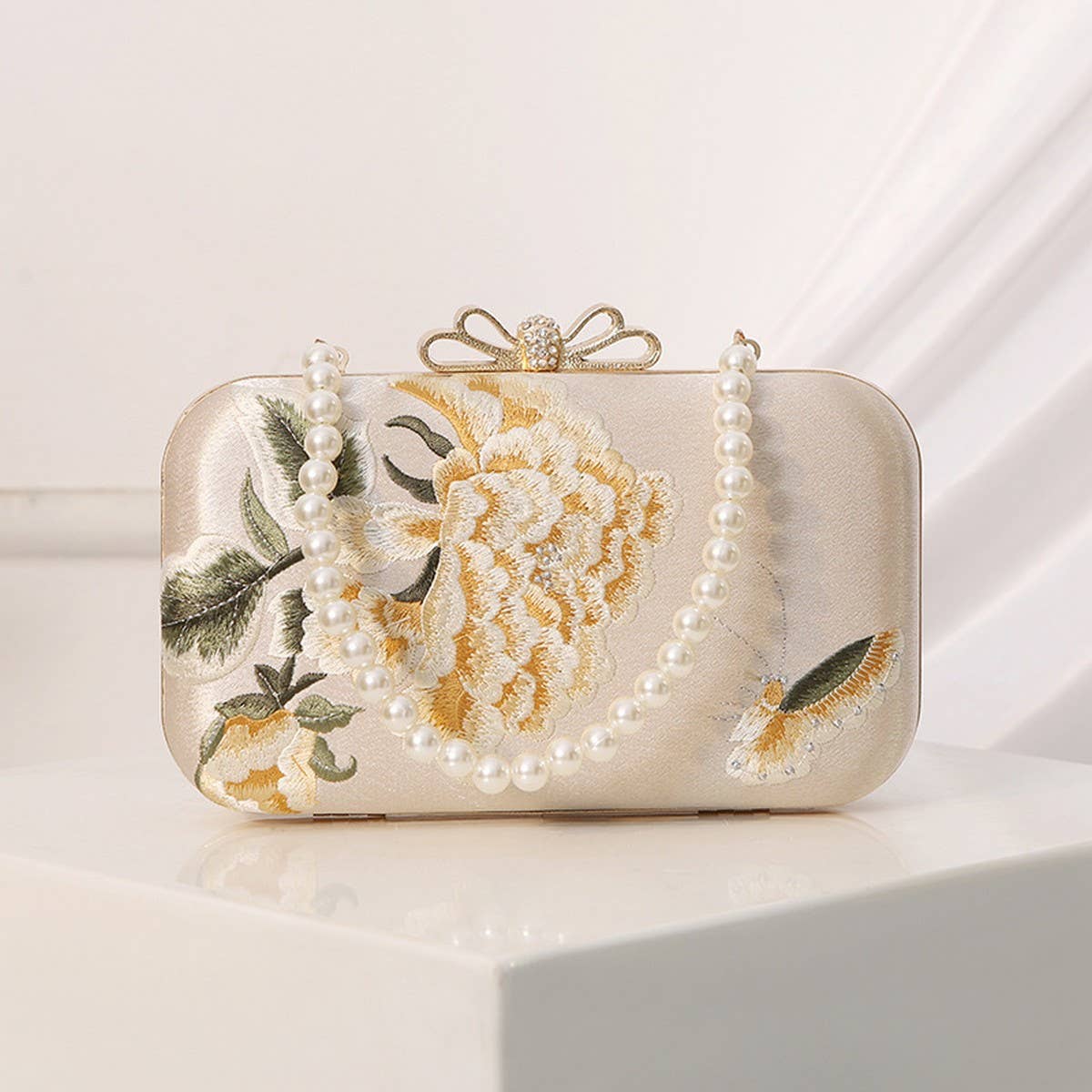 2024 NEW EMBROIDERY MATCHING DRESS CLUTCH_CWAB2484