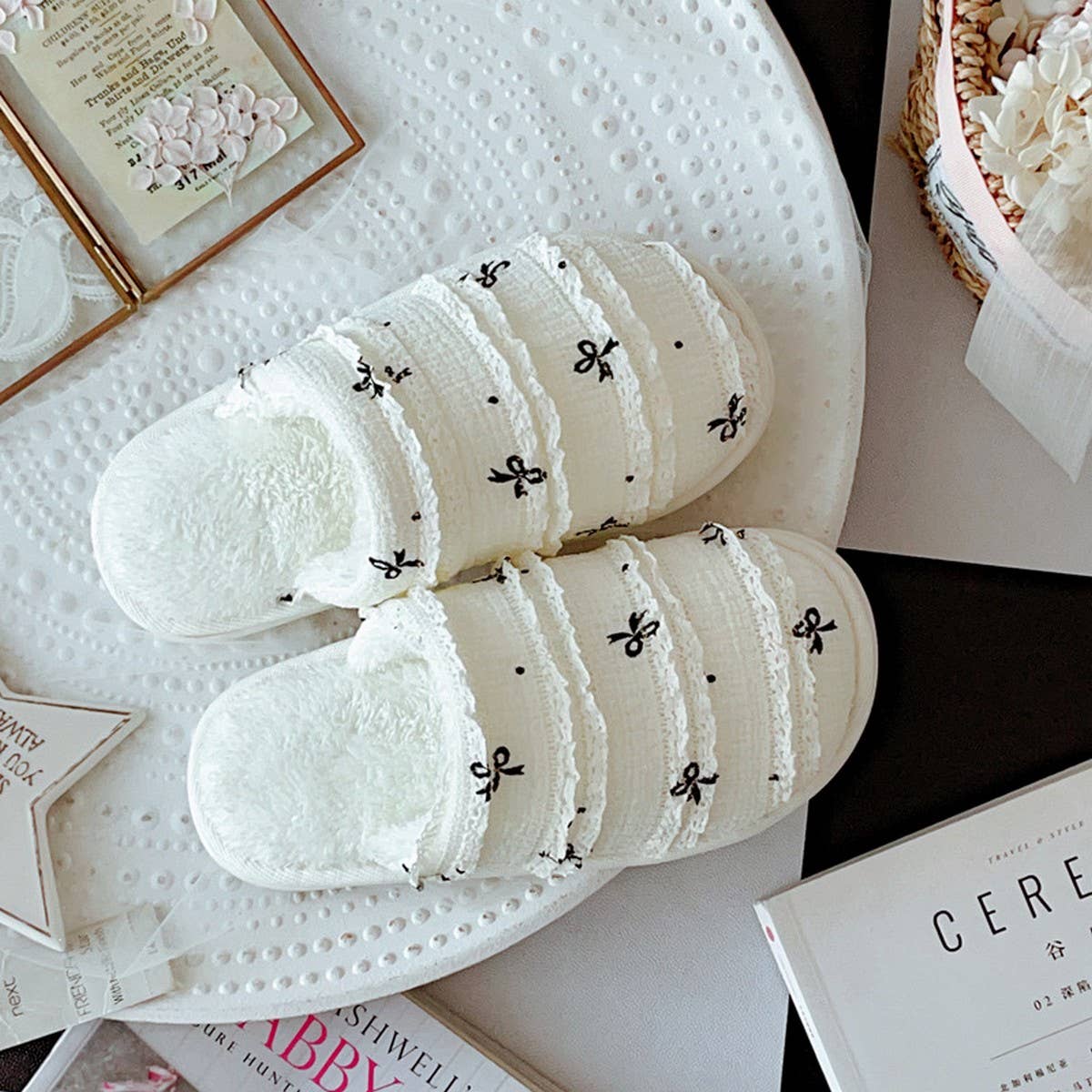 NEW STYLE HOME WARM PLUSH NON SLIP COTTON SLIPPERS_CWMM2952