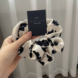 NEW LUXURY FASHION FLOWER HAIR SCRUNCHIES_CWAHA1734