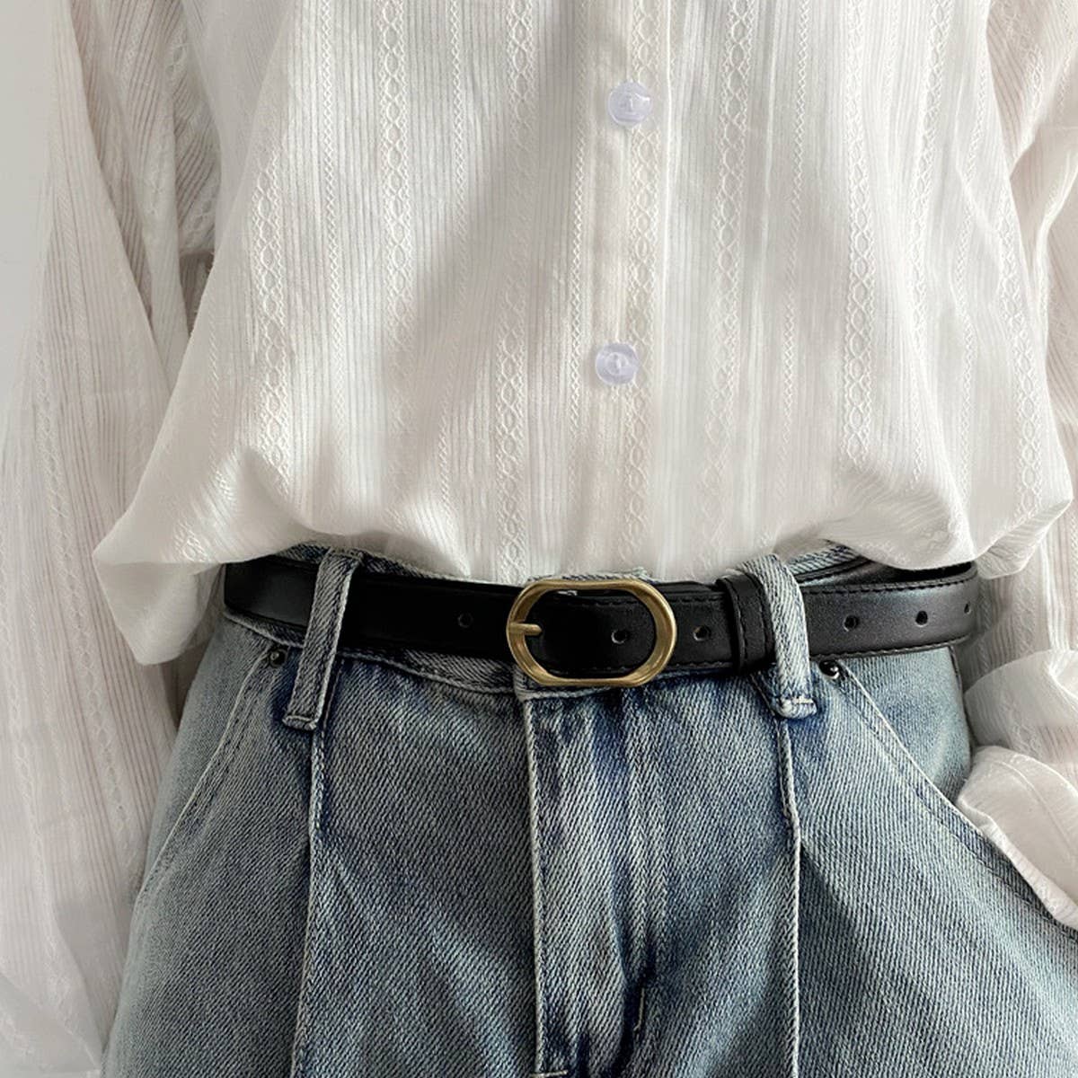 2024 NEW RETRO WOMENS SIMPLE BELT_CWABE0668
