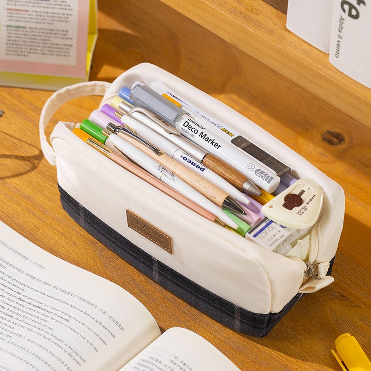 LARGE SQUARE MULTI LAYER PENCIL CASE_CWMM1978