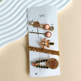 5PCS FAUX PEARL DECOR HAIR CLIP_CWAHA0162