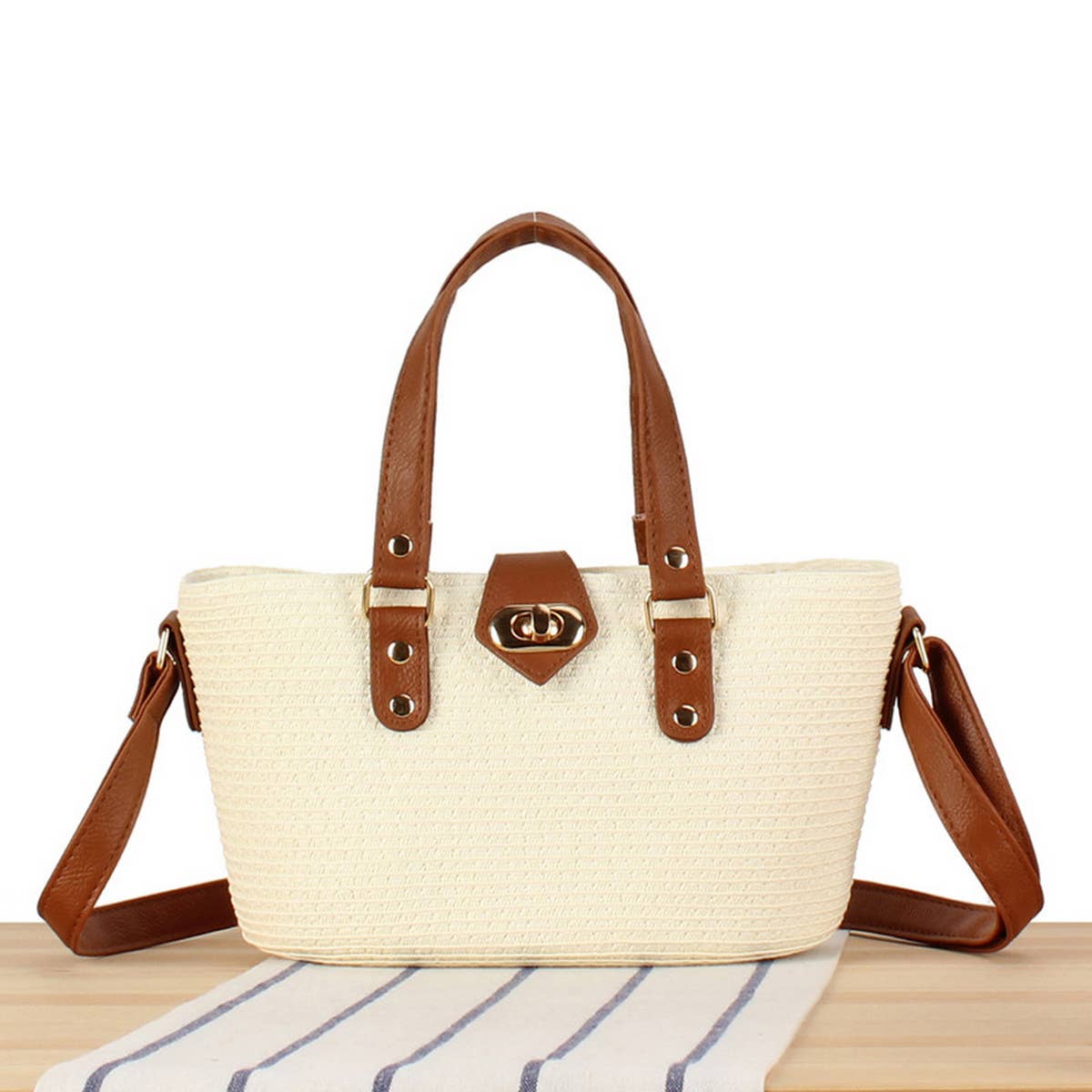 Trendy Summer Fashion Straw Crossbody Bag_Cwab2107