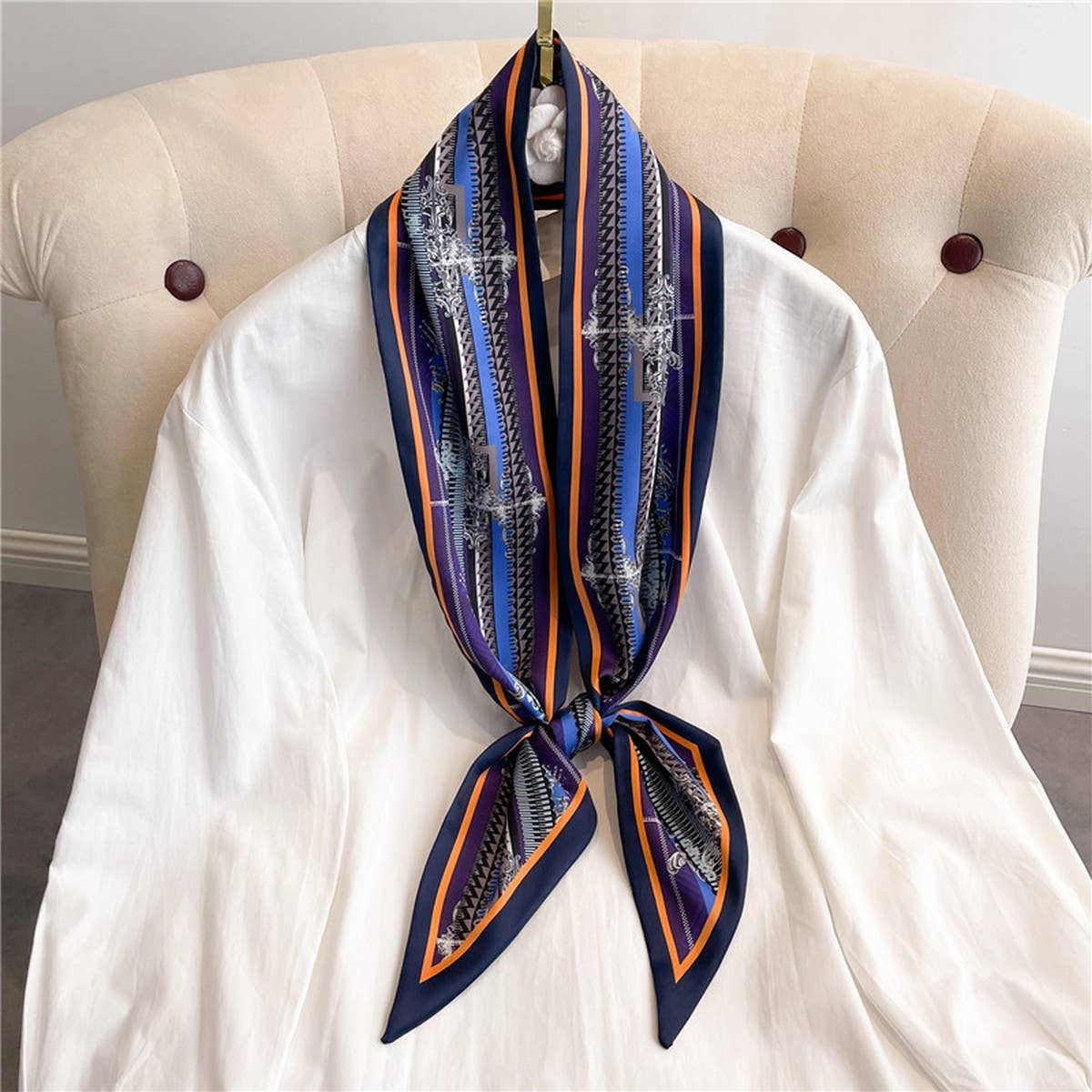 FASHIONABLE AND VERSATILE DOUBLE LAYER HEAD SCARF_CWASC1513