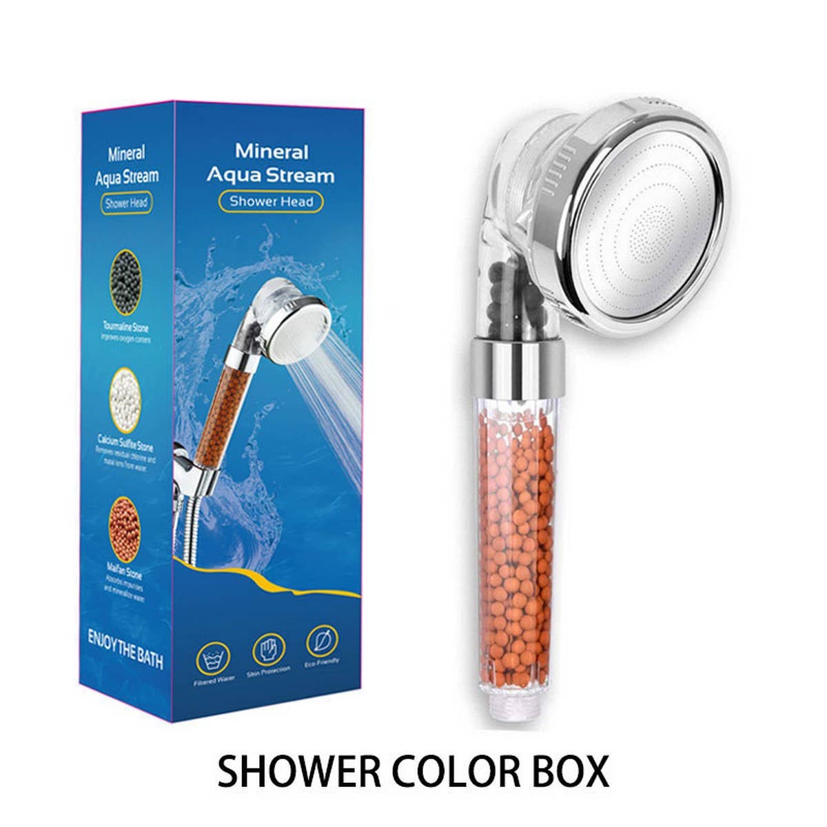 NEGATIVE ION BOOSTER ADJUSTABLE SHOWER SET_CWASC1704