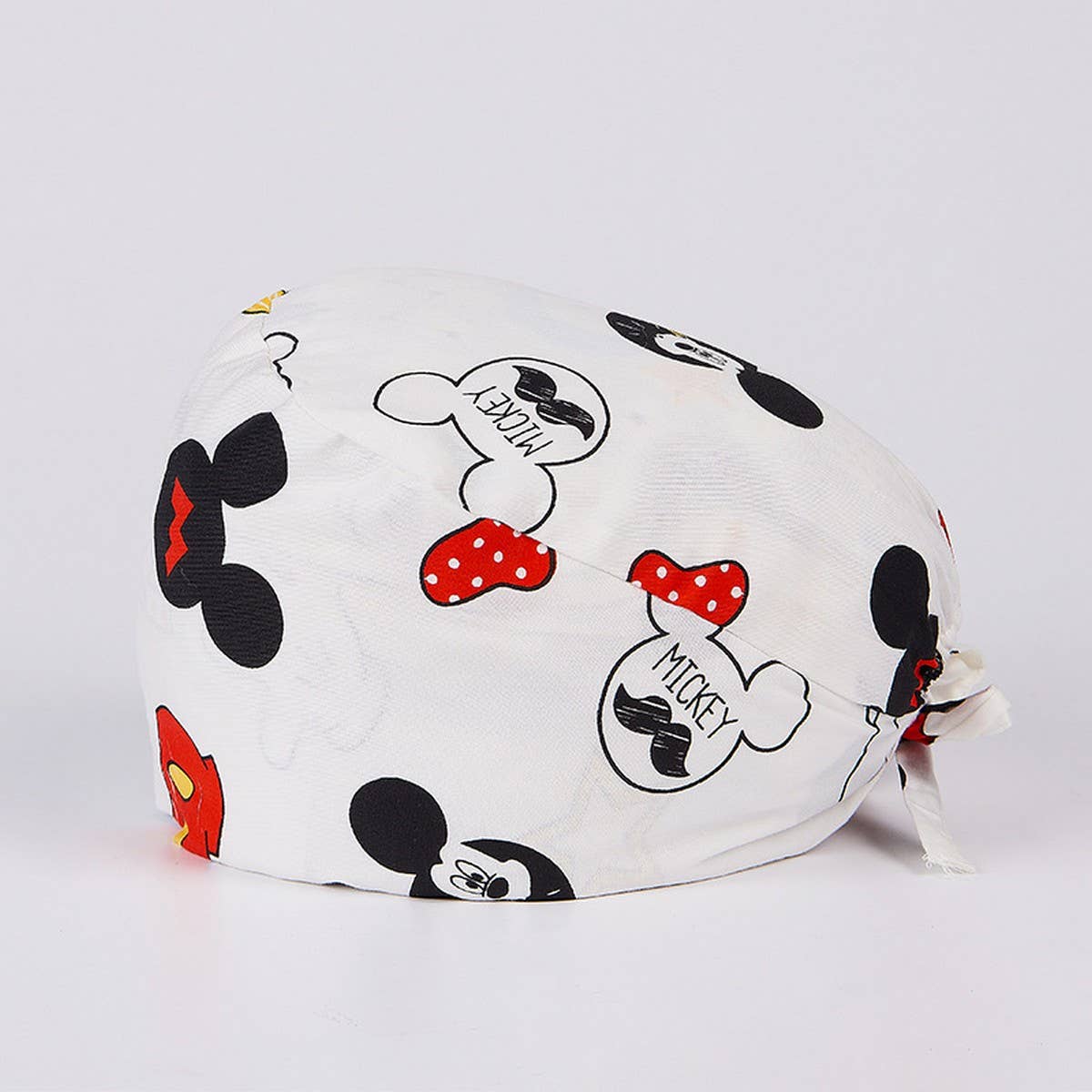 SURGICAL CAP SCRUB CAP COTTON TIE PRINT CAP_CWAH3322