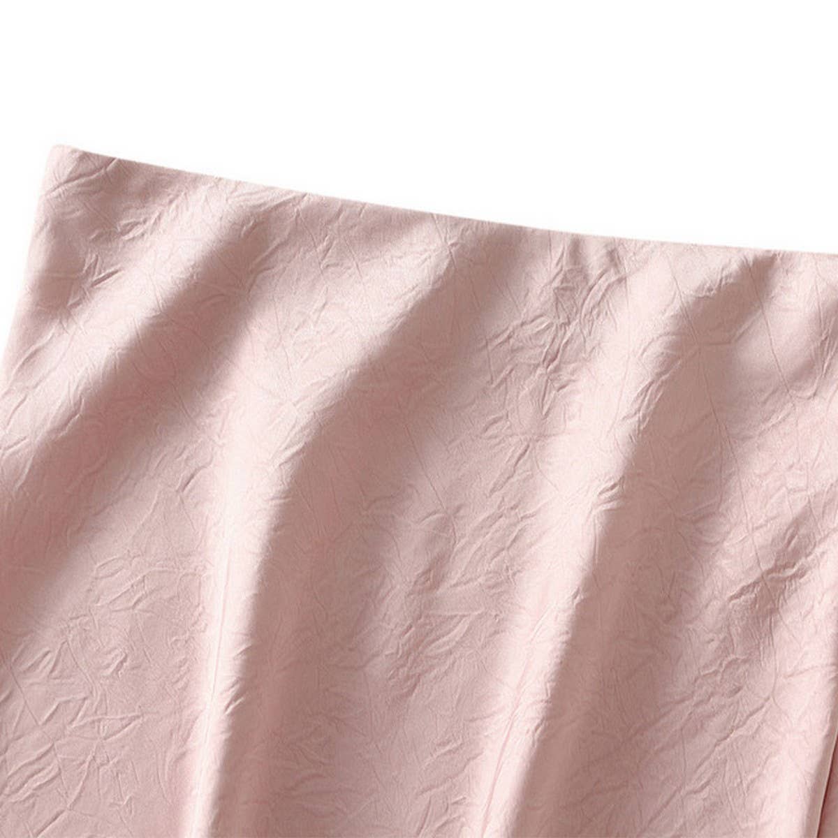 DARKPATTERN SATINFISHTAILSKIRTSLIT DRAPELONGSKIRT__CWBMS0295