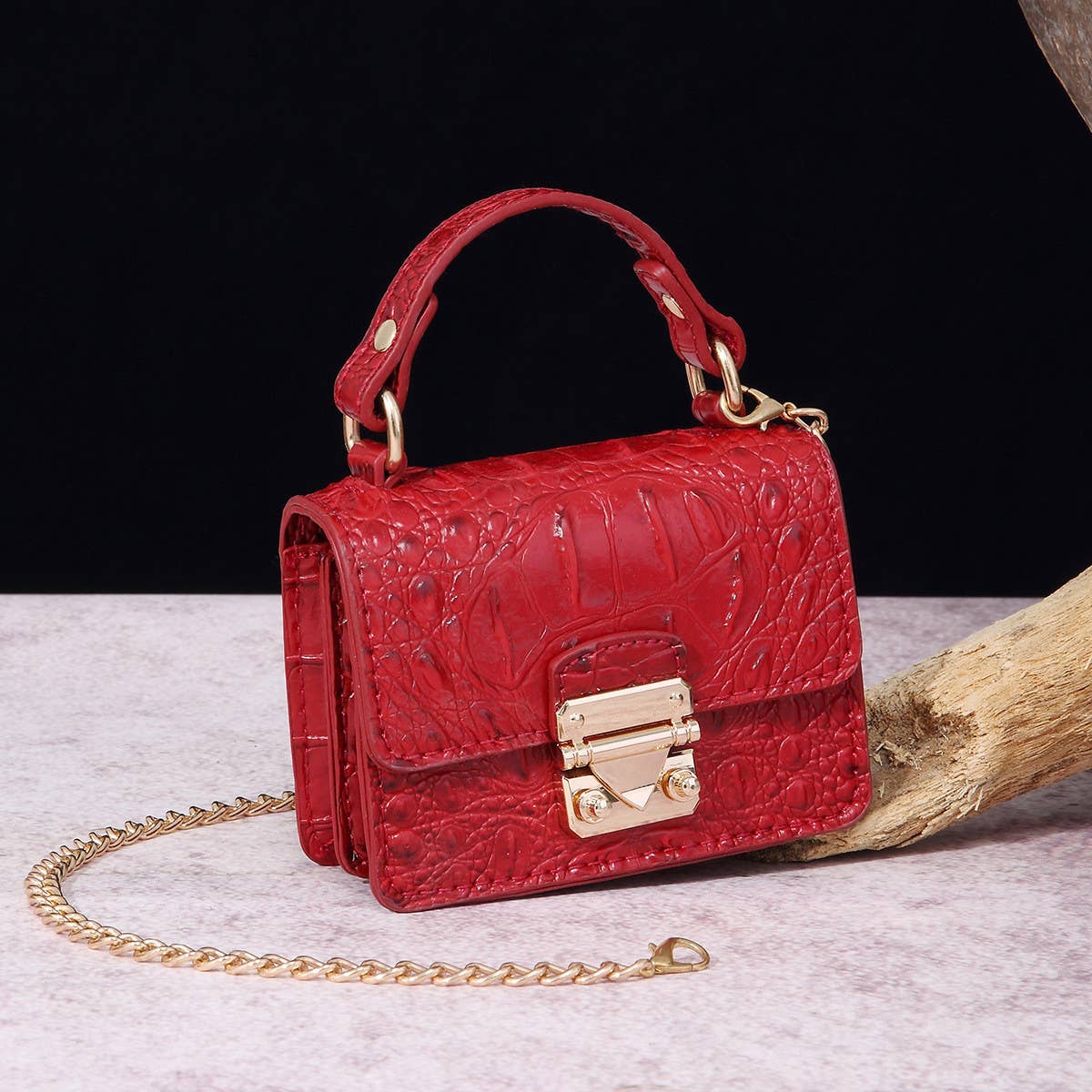FASHION MULTICOLOR CROCODILE CROSSBODY BAG_CWAB2597