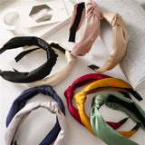 RETRO SATIN KNOTTED HEADBAND_CWAHA0833