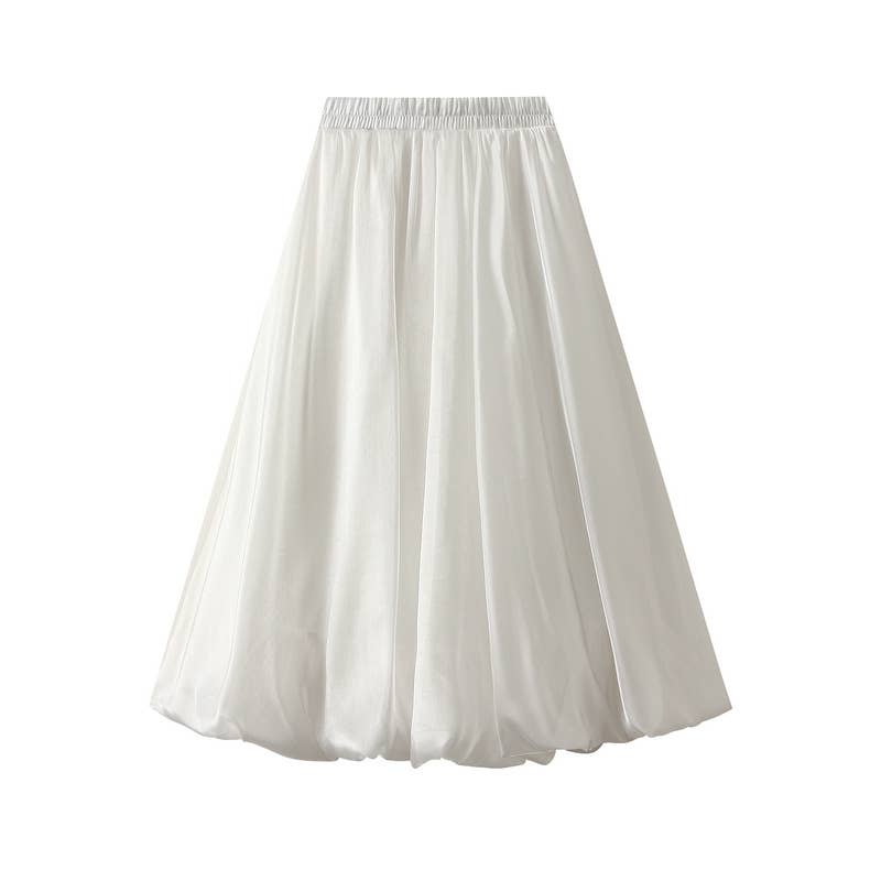HIGH WAIST A LINE SKIRT TEMPERAMENT UMBRELLA SKIRT_CWBMS0289