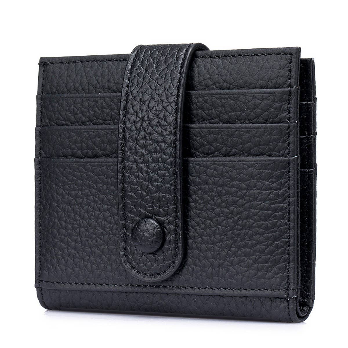 SHORT SMALL WALLET GENUINE LEATHER CARD HOLDER_CWAB3832