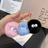 CUTE LITTLE FUR BALL CAR KEYCHAIN BAG PENDANT GIFT_CWMM2514