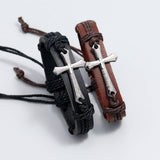 SIMPLE ADJUSTABLE VINTAGE LEATHER BRACELET_CWMM4462
