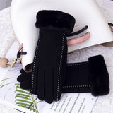 Simple Fleece Warm Breathable Gloves_Cwag0070