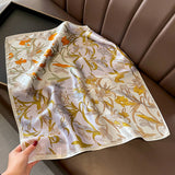 SILK FLORAL SQUARE SCARF 53CM NECK WRAP_CWASC0624