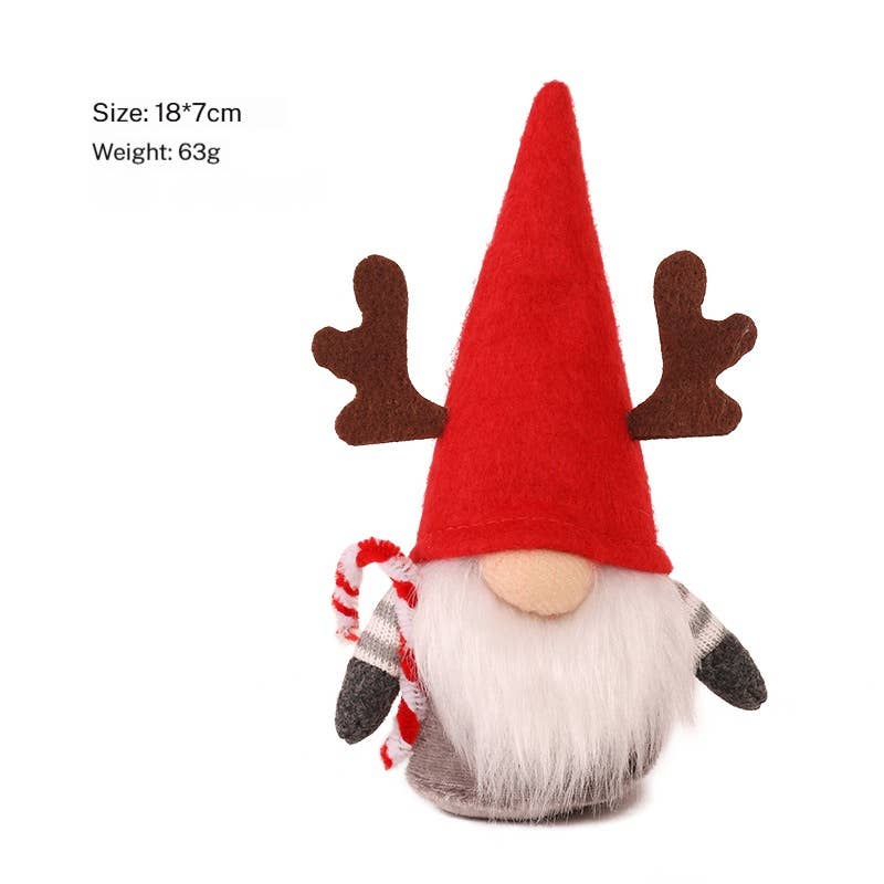Cute Faceless Reindeer Ornament For Xmas Party_Cwmm10433