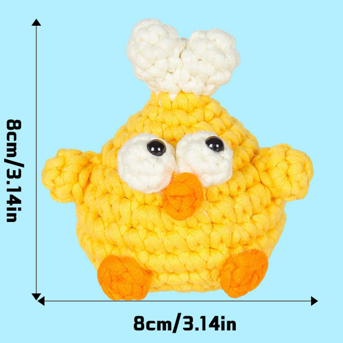 HANDMADE DIY KEYCHAIN CROCHET MATERIAL PACK_CWMM0840