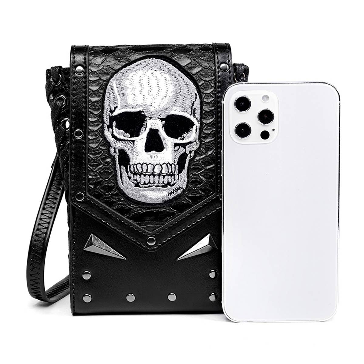 Retro Steampunk Skull Shoulder Bag_Cwab0635
