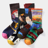 STREET SKATEBOARDING MID TUBE TIDE SOCKS_CWMS0164