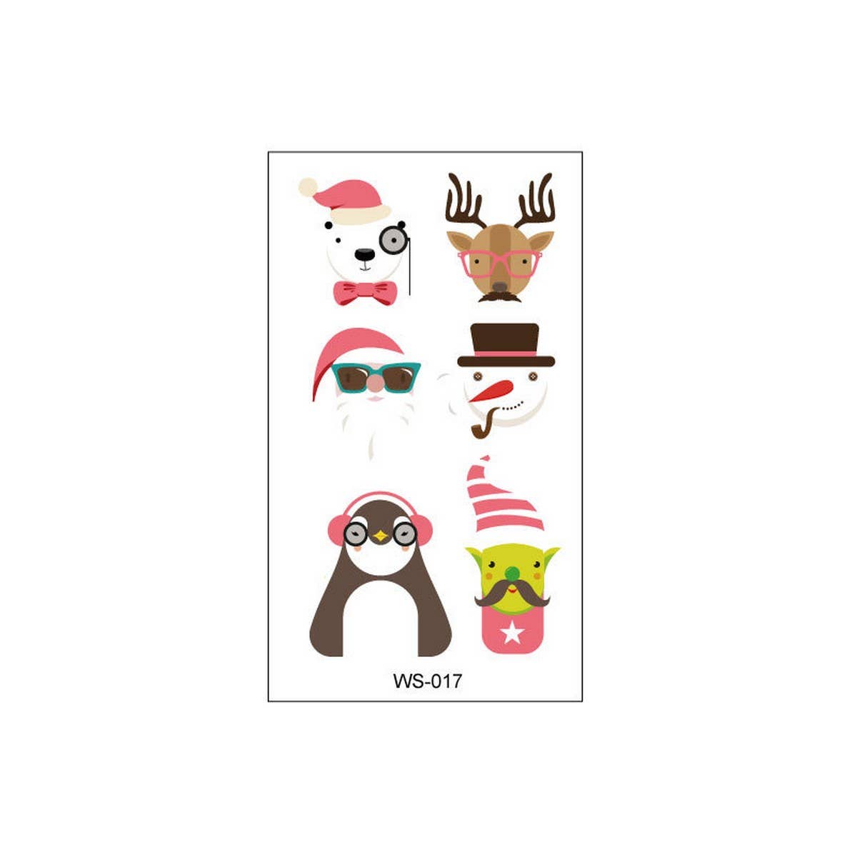 KIDS CHRISTMAS CANDLE TATTOOS FOR HOLIDAY PARTY_CWMM8261