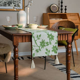 FLORAL FASHION CASUAL TASSEL TABLECLOTH_CWMM1011