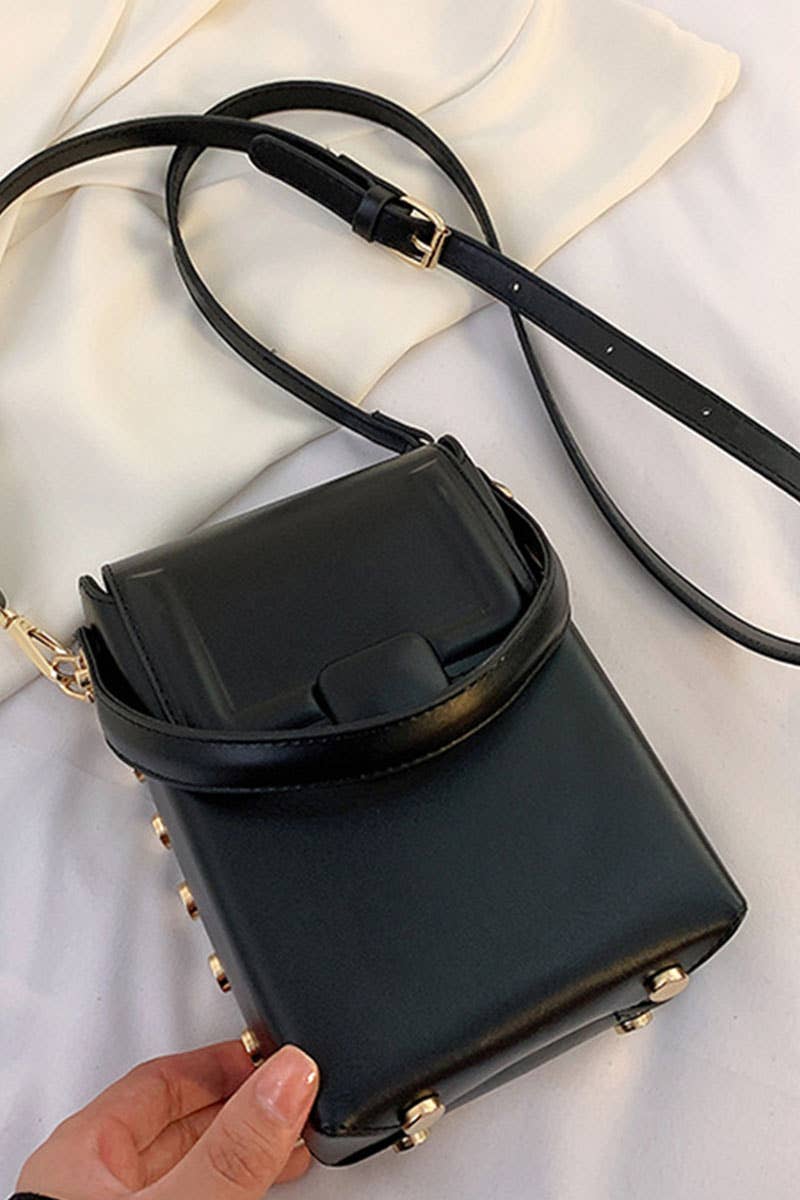 SQUARE BOX PHONE CROSS BAG_CWAB0467