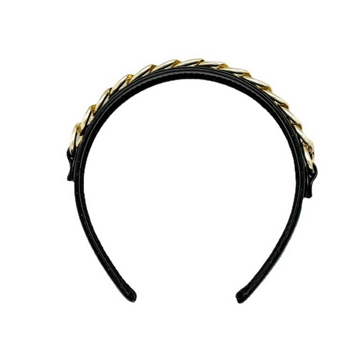 NEW CLASSIC CROC CHAIN PUNK ELEGANT HEADBAND_CWAHA6322