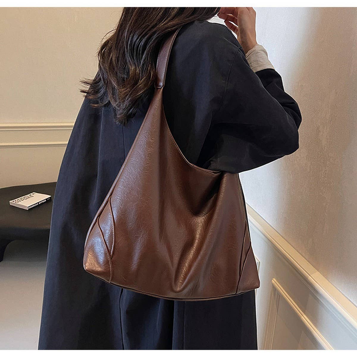 2024 NEW STYLE SOLID COLOR SHOULDER BAG_CWAB3269