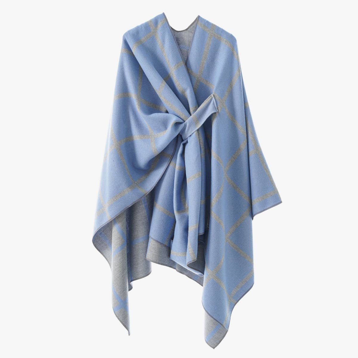 NEW FASHION SHAWL PLAID DUAL PURPOSE SIMPLE SHAWL_CWMM2086