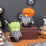 Cute Pumpkin Gnome Faceless Halloween Doll_Cwmm9967
