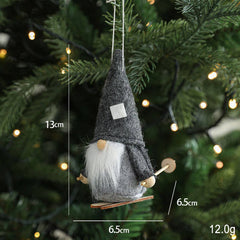 FABRIC SANTA RUDOLPH DOLL HOLIDAY DECORATION_CWMM9685