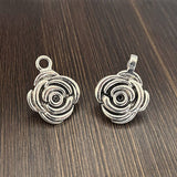 NEW BUCKLE ROSE LEAF RETRO SHAWL CLIP FIXED_CWMM2206