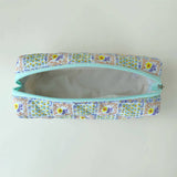 CASUAL FLORAL PENCIL CASE COSMETIC BAG_CWAB1044