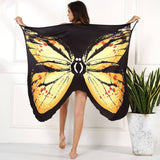 SEXY 3D BUTTERFLY PRINT SLING BEACH COVER UP_CWBLS0496